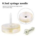Одноразовая игольчатая насадка для ампулы, 0,5 мл, для шприца-ручки с гиалуроном, инструмент для инъекций, для удаления морщин, подтяжки губ