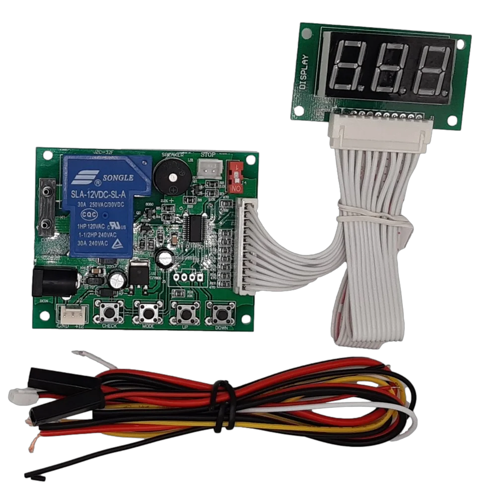 

JY-172 1 Channel Remainding Time Display Timer Control Board PCB 10A Relay Control Power Switch for Coin Acceptor Bill Acceptor