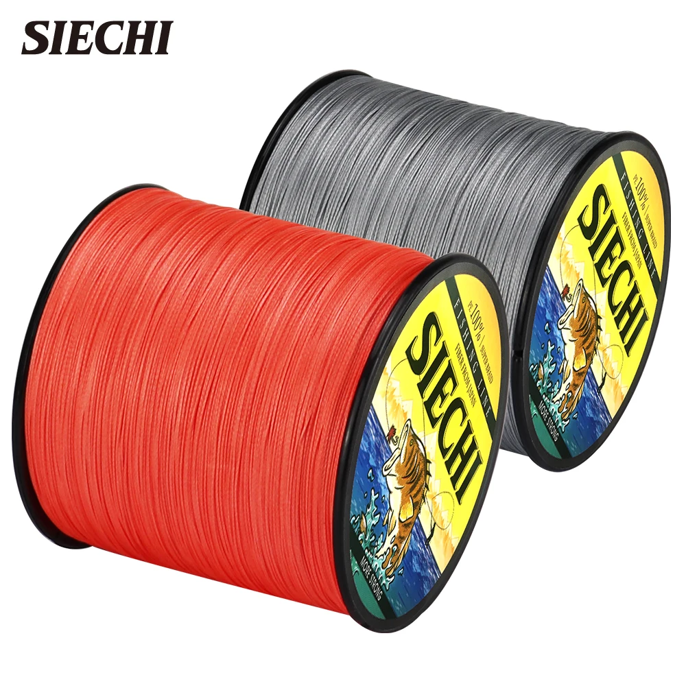 

SIECHI 8 Strand 20-88LB 4 Strand 20-83LB 500m Fishing Line Round and Smooth MultiTuf PE Braided Fishing Line Multifilament Lines