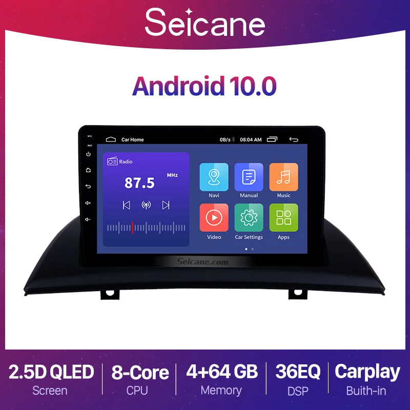 

Seicane 9 inch 2+32G Android 10 Car Radio GPS For 2004-2007-2012 BMW X3 E83 2.0i 2.5i 2.5si 3.0i 3.0si 2.0d 3.0d 3.0sd