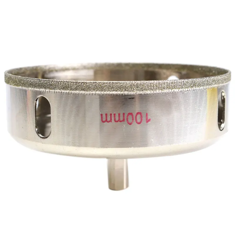 100 мм Гальваническое алмазное сверло отверстие пилы с покрытием каменной кладки