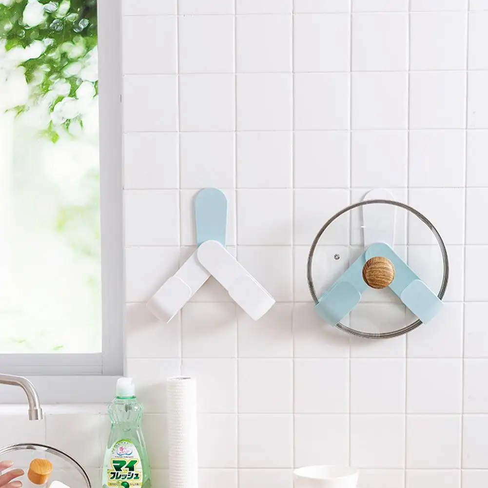 

Adjustable Pot Lid Organizer Rotatable Pot Lid Rack Holder Versatile Pot Storage Cutting Board Rack Wall Rack Cabinet Door Wall