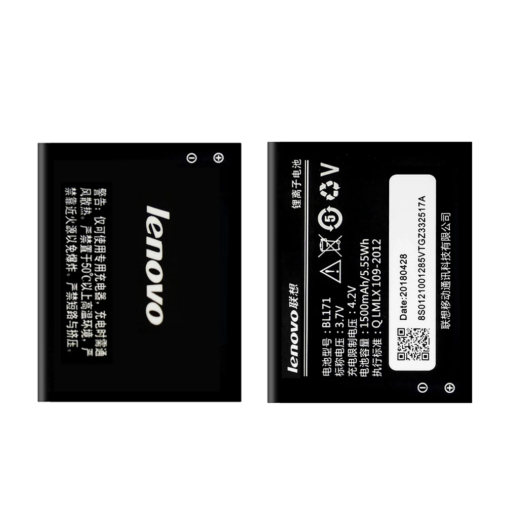 100% Original Battery BL171 for Lenovo A319 A60 A500 A65 A390 A368 A390T A356 A370E A376 1500mAh Real Capacity Batteria Akku | Мобильные