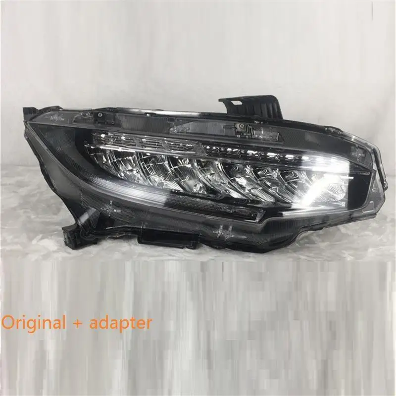 Дневные ходовые автомобильные боковые поворотники Cob Led Drl фары передние противотуманные задние Автомобильные фары в сборе 16 17 для Honda Civic