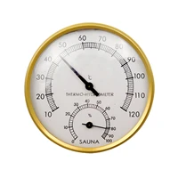 sauna room stainless steel thermometer hygrometer for sauna room temperature humidity meter household merchandises