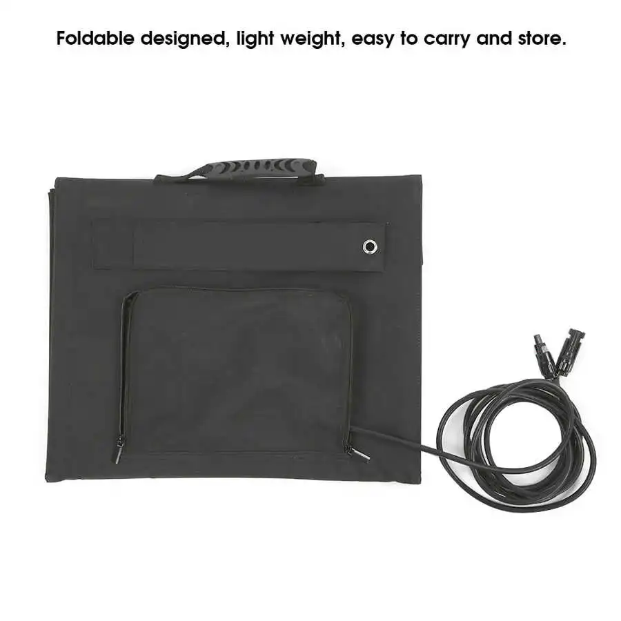 emniyet kemeri arnes de seguridad trabajo 100W 18V Foldable Solar Bag USB Port Flexible Monocrystalline Charger for Mobile