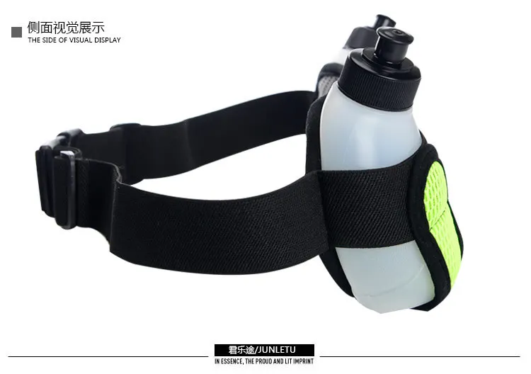Running Bags Waist 2 Water Bottle Outdoor Camping Hiking Fitness Man Women Gym Lightweight Belt Bag Female Sports Fanny Packs
