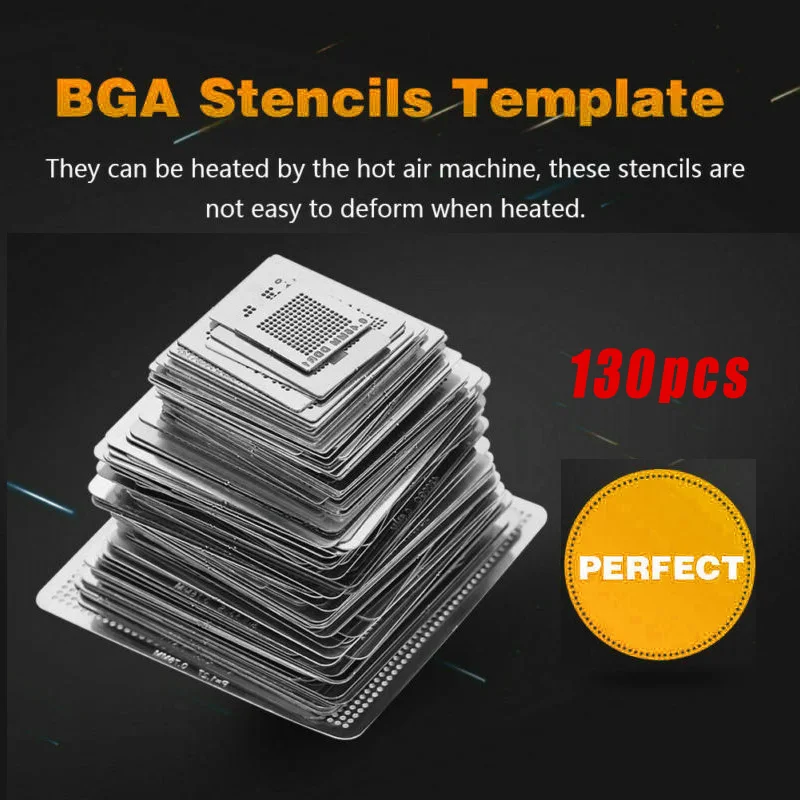 

Stainless Steel BGA Templates Silver Equipment Reball Reballing Rework