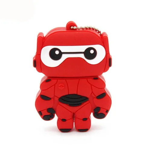 Флэш-накопитель JASTER мультяшный BAYMAX, usb-флеш-накопитель большой HEOR 6, Флэшка 8 ГБ 16 ГБ 32 ГБ, флэш-накопитель usb, креативный подарок