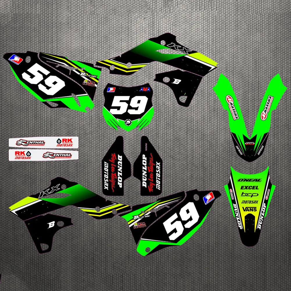 Наклейки для мотокросса KXF 450 3M наклейки графические наборы Kawasaki KXF450 KX450F 2012 2013 2014
