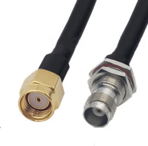 

RP-SMA Male To TNC Female Jack connector 5D-FB 50-5 Coaxial RF Adapter Jumper Cable 50ohm