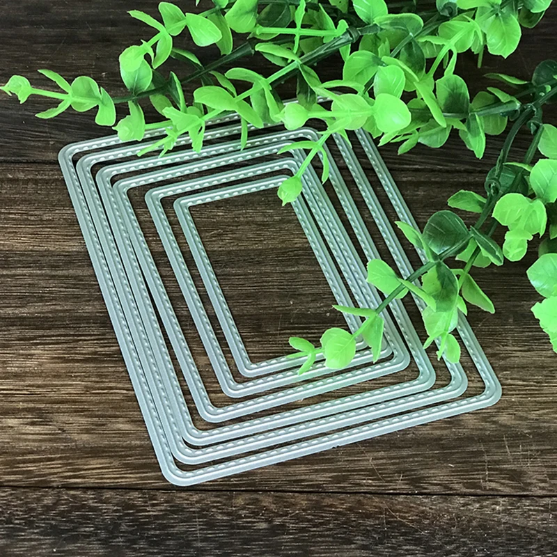 Top Expression Frames Metal Cutting Dies 2019 Stitched Round Rectangle Scrapbooking Craft Cut For DIY Paper Card Making | Дом и сад