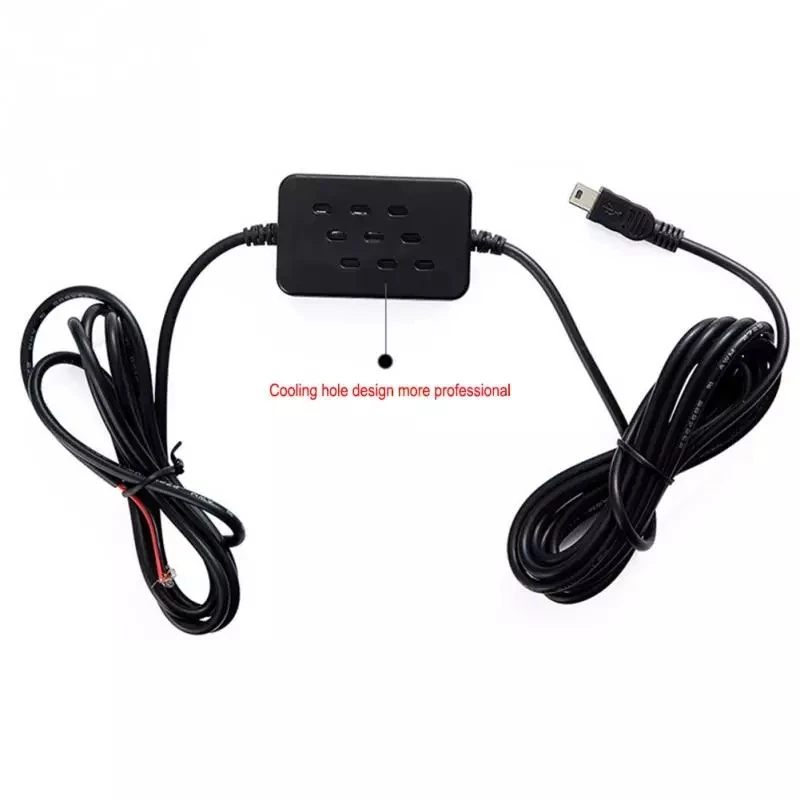 Anfilite 5V 2.5A USB 2,0 OBD Buck Line для 24 часов наблюдения за парковкой автомобильная камера DVR камера длина кабеля 3 м аксессуары
