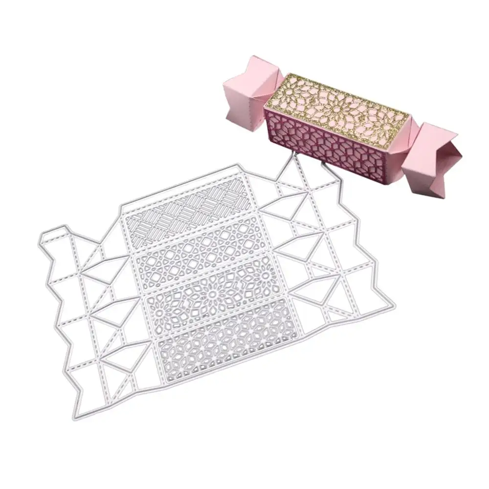 

Candy Box Cutting Dies for Card Making, URYKE Die Cuts Stencil Metal Pattern Template for DIY Embossing Scrapbooking New 2019