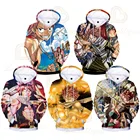 Толстовка с капюшоном с рисунком аниме Фея хвост, Толстовка для косплея 3D, толстовки с карманами, модная уличная одежда, Люси харфилия эрилус Нацу драгнель