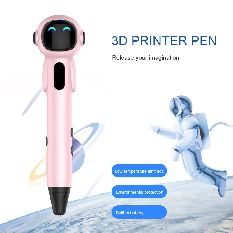 3d-ручка для рисования астронавта сделай сам с низкой температурой беспроводная