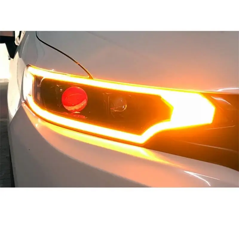 Drl Cob автомобилей Neblineros Led Para Авто Assessoires фары передние противотуманные задние Автомобильные фары в сборе 15 16 17 для Honda Fit