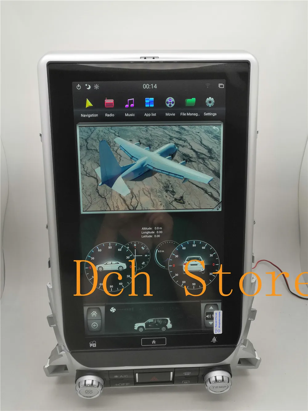 13,6 дюймов вертикальный tesla стиль Android автомобильный DVD gps навигатор для Toyota LandCruiser land cruiser LC200 PX6