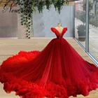 Женское вечернее платье с бусинами, Красное длинное платье с V-образным вырезом для свадьбы и выпускного вечера, 2021