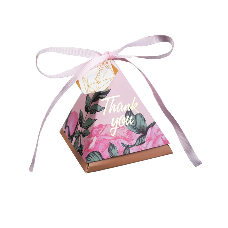 

50pcs Wedding Decoration Favors Chocolate paper packaging gift box Birthday party Candy box