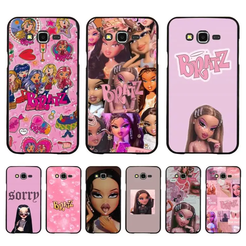 

Lovely Doll Bratz Phone Case For Samsung Galaxy J4plus J6 J5 J72016 J7prime cover for J7Core J6plus Back Coque
