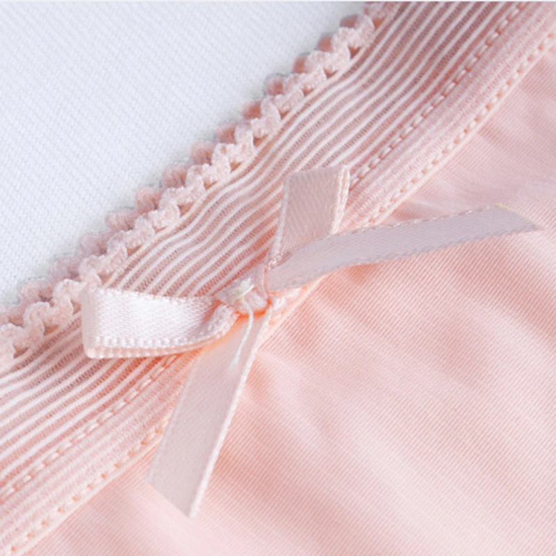 Женские кружевные трусы Elifashion хлопковые с подкладкой и бантом трусики цветочным