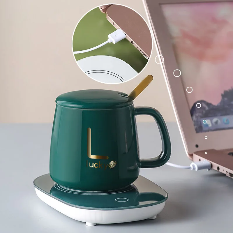 Новинка подогреватель для чашек умный термостатический с USB кофе/молока/чая