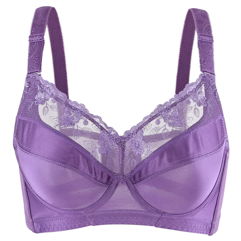 Женский Гладкий бюстгальтер с полным покрытием на косточках без подкладки 34 36 38 40