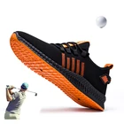 Дышащие мужские кроссовки 9908 сетки гольф обувь из сетчатого материала сетка трава ботинки для гольфа на открытом воздухе Мужская Спортивная обувь для бега; Тренировочная гольф спортивная обувь