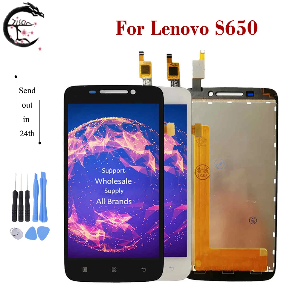 ЖК дисплей для Lenovo S650 S 4 7 с сенсорным экраном 650 дюйма и дигитайзером в