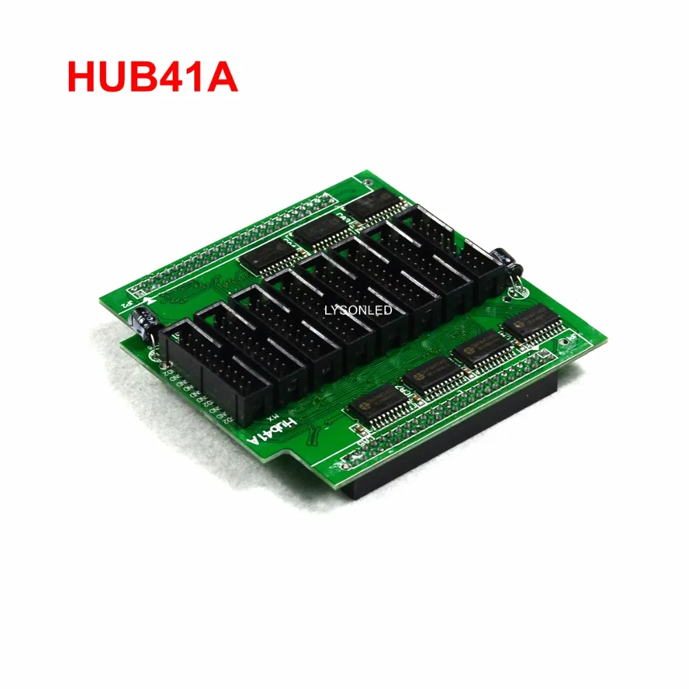 Полноцветный светодиодный дисплей конверсионная карта Hub75E Hub41A работает с