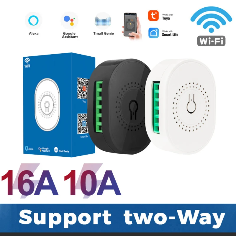 

Беспроводной Выключатель Smart Home на 10 А, 16 А с поддержкой Wi-Fi