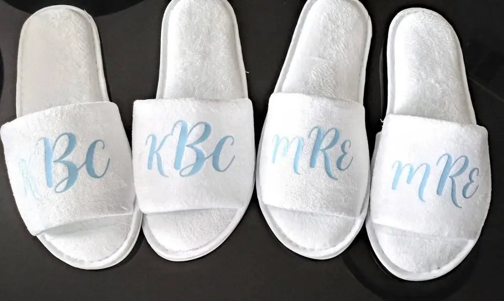 Индивидуальные свадебные вечерние Подарки Тапочки для невесты и свадьбы