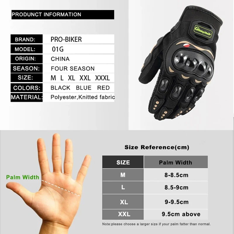 Probiker мотоциклетные защитные перчатки для мотогонок защита из углеродного
