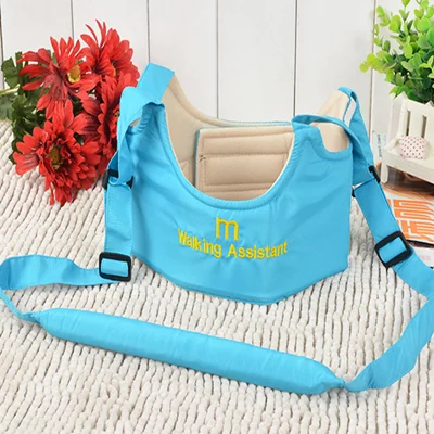 Sky Blue Herbabe Baby Walker, мягкая детская сумка, рюкзак-поводок, Поводок для детей, эластичный пояс для детей, обучающий ходьбе - Цвет: Sky Blue