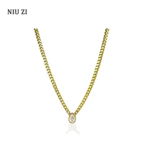 2021 luxury retro necklaces for women fashion gold color chains geometric heart crystals pendants necklace girl neck decoration