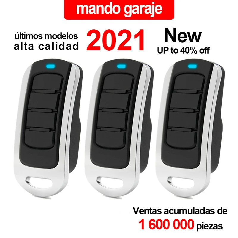 

3pcs Garage Multifrequency Remote 287MHz to 868MHz Gate Opener Fixed Rolling Code Command Garage Door Control 2021 NEW