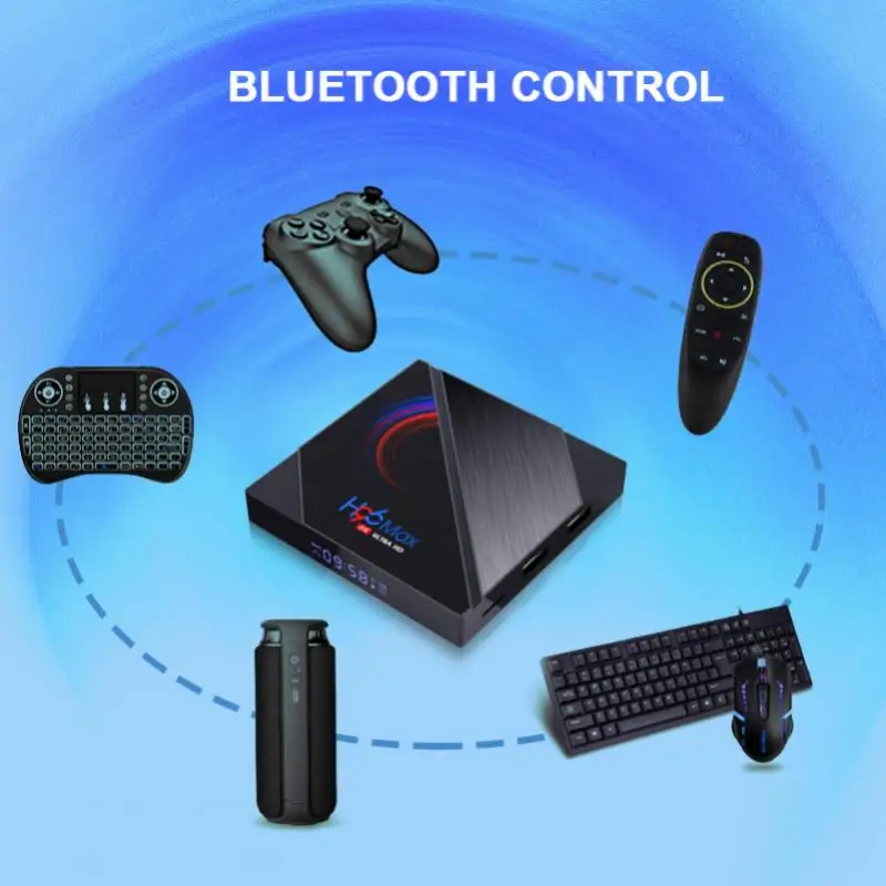 H96 Max четырехъядерный H616 6K HD Smart TV приставка Android 10 0 Двойной Wi-Fi телеприставка с