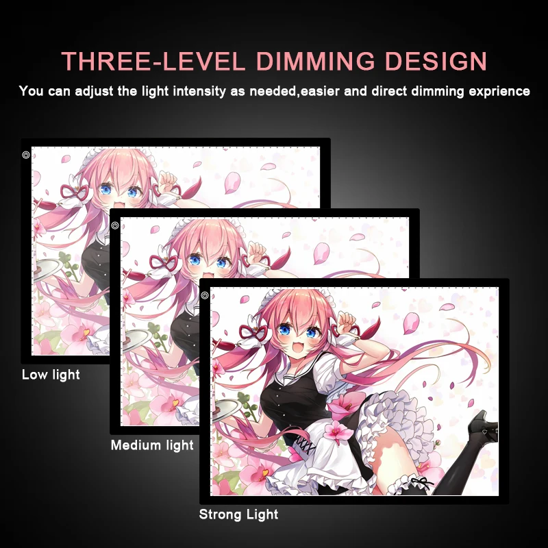 Elice A3 светодиодный планшет для рисования цифровой графический коврик USB