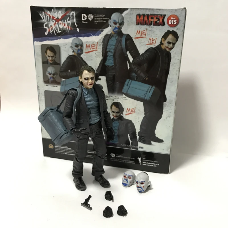 16 см фильм Бэтмен отряд самоубийц Mafex 015 Джокер ПВХ фигурки игрушка кукла