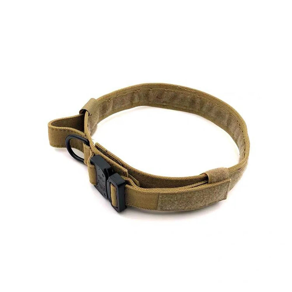 Нейлоновый ошейник для собак Регулируемый военный тактический тренировочный