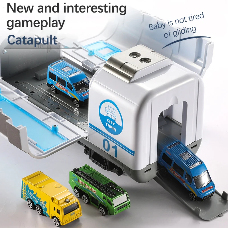 Высокоскоростной поезд игрушки Детская модель автомобиля сплав инерционный
