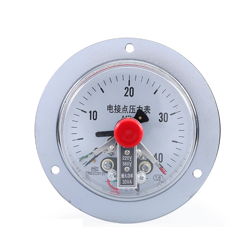 Магнитный осевой боковой Электрический контактный манометр 0 ~ 60 МПа измеритель