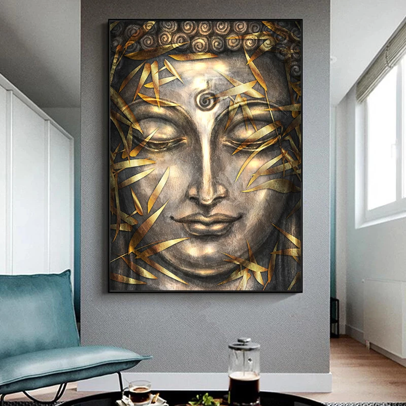 

Modern God Buddha Canvas Paintings Modern Buddhism Posters Prints Wall Art Pictures for Living Room Home Wall Decoration Cuadros