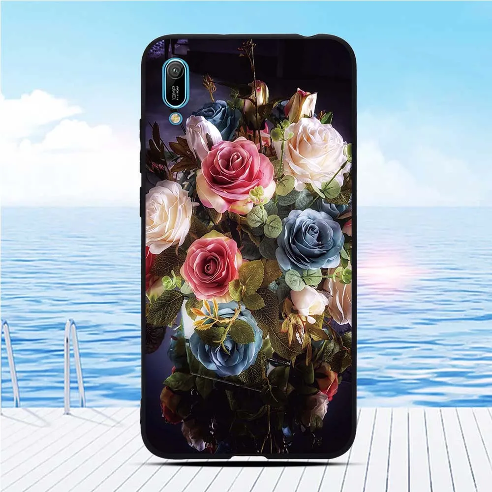 Чехол для телефона Huawei Y6 Pro 2019 Мягкая силиконовая задняя крышка из ТПУ Модный