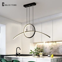 indoor modern pendant light for living room bedroom dining room restaurant kitchen 110v 220v black pendant lamp led hanging lamp