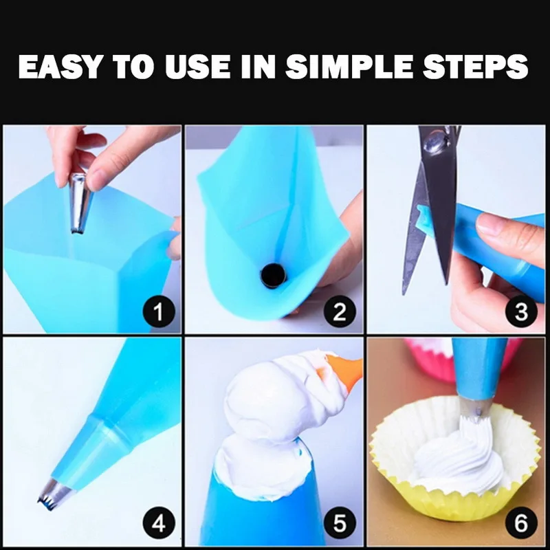 Набор насадок для кондитерского торта кондитерский мешок украшение фонданта