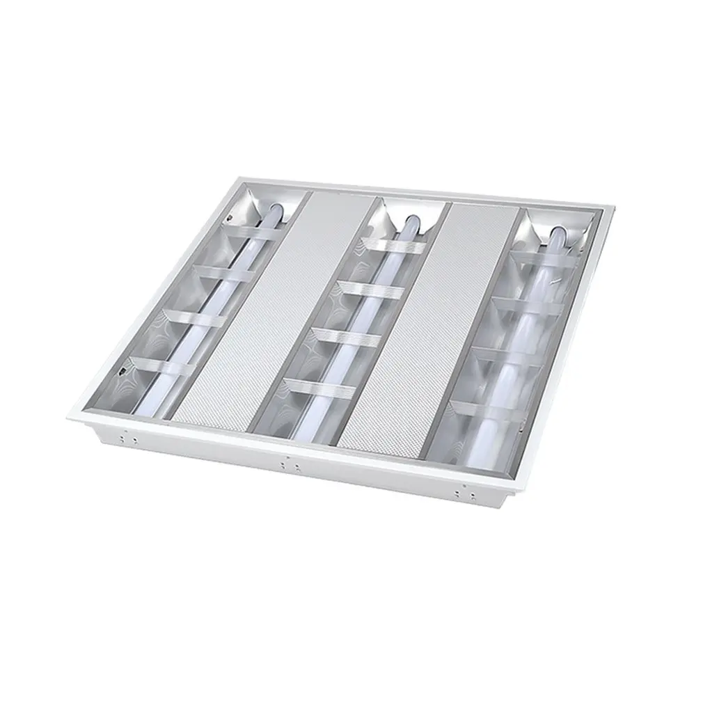 Светодиодный потолочный светильник из нержавеющей стали 600*600 отражатель для