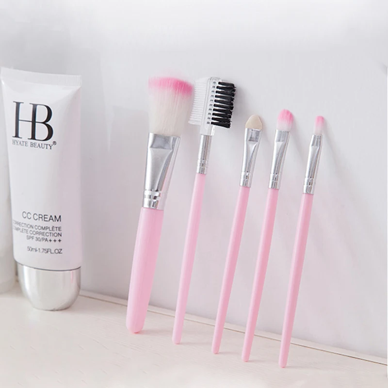 5 шт. косметический набор кистей для макияжа инструменты аксессуары Портативный