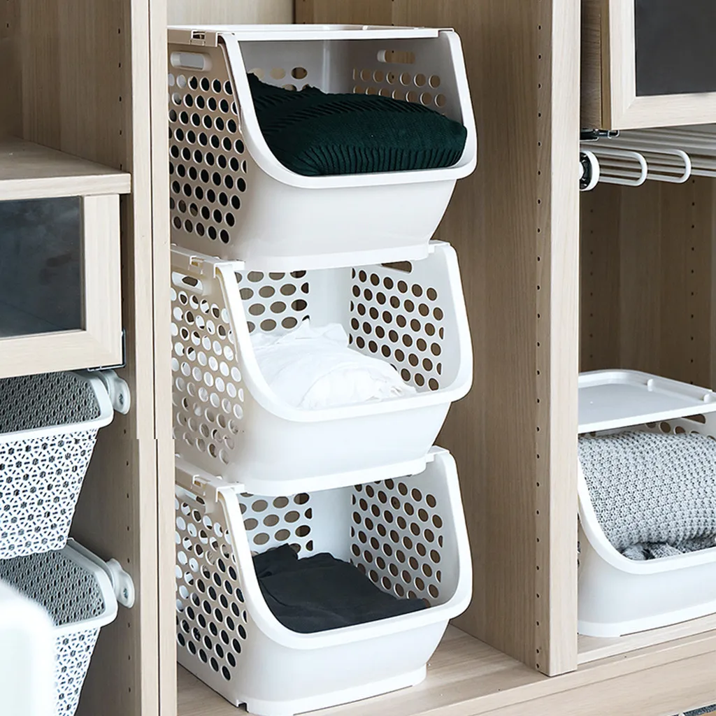 Large storage basket Fruit And Vegetable Basket Storage Basket Thickening Kitchen Bedroom panier de rangement